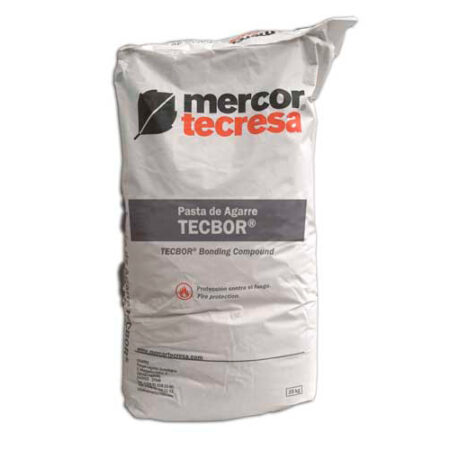 Pasta de agarre Tecbor de Mercor Tecresa para protección pasiva al fuego