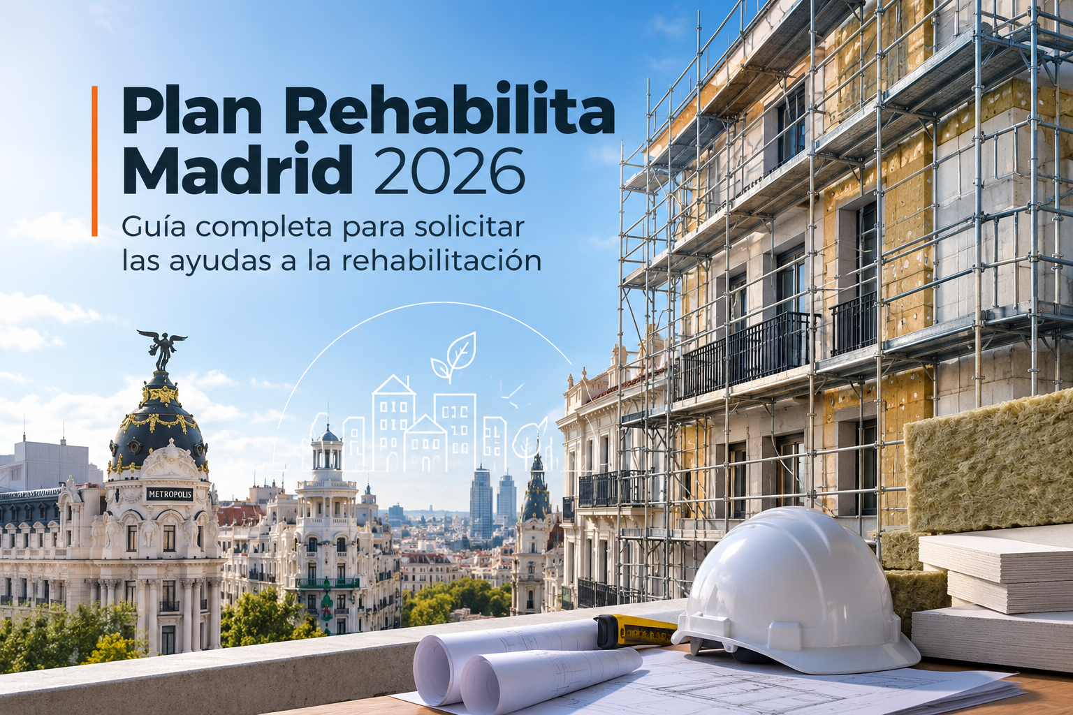 Plan Rehabilita Madrid 2026: ayudas a la rehabilitación de edificios