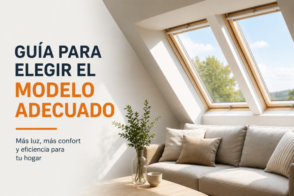 Guía para elegir el modelo adecuado de ventana VELUX: más luz, confort y eficiencia